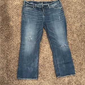 Silver Jeans Aiko Women's Mid Capri